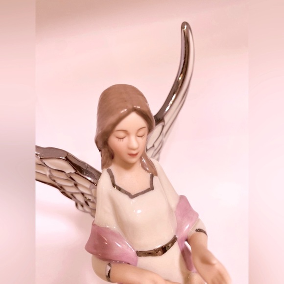 Musical Angel Figurine MY GRANDDAUGHTER MY JOY 2004 Bradford Edition (00500) - Picture 7 of 11